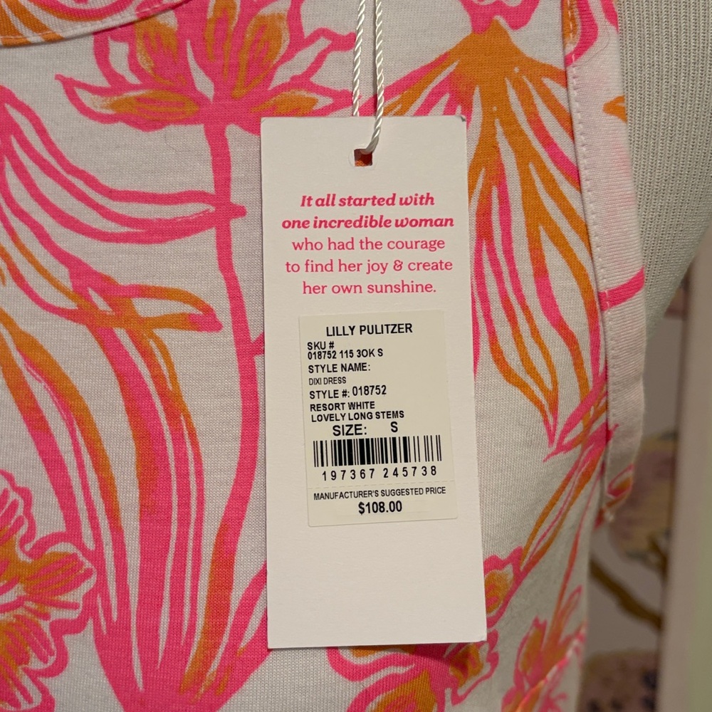 Lilly Pulitzer Dixi Tiered Cotton Sleeveless Dress - Picture 4 of 8